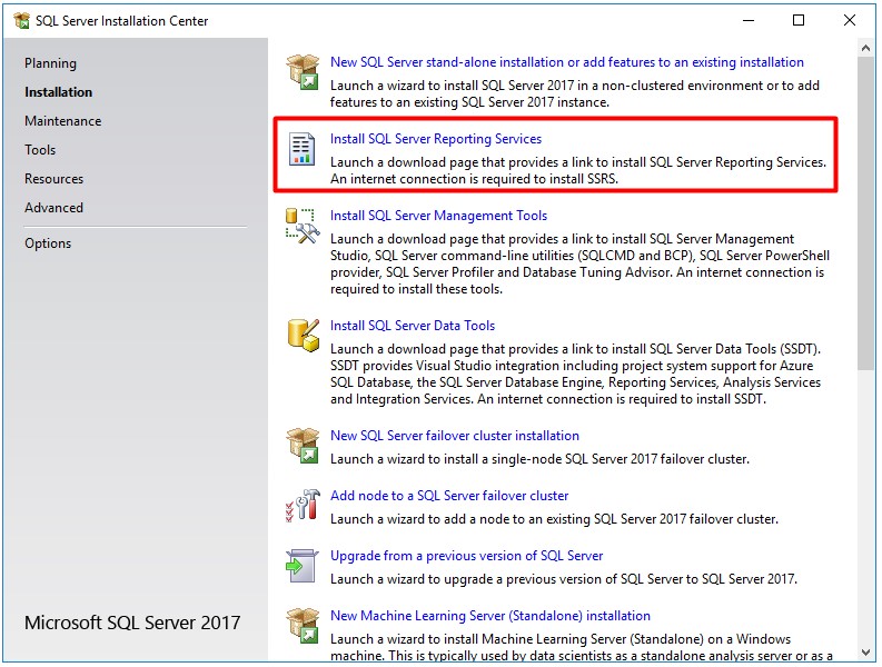 SQL Server 2017 Kurulumu